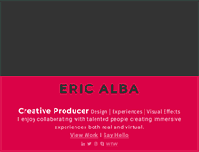 Tablet Screenshot of ericalba.com